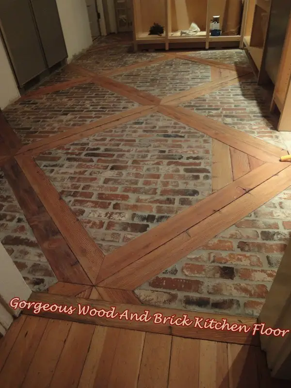 Gorgeous Wood And Brick Kitchen Floor