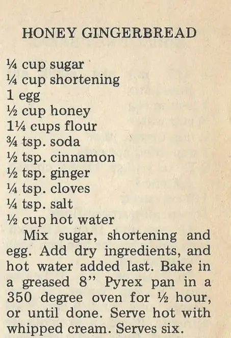 Honey Gingerbread Vintage Preparation