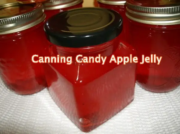 Canning Candy Apple Jelly