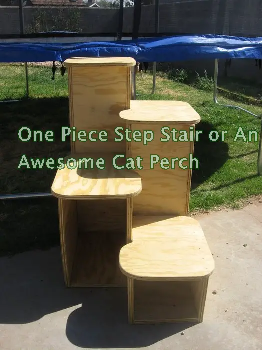 One Piece Step Stair or An Awesome Cat Perch