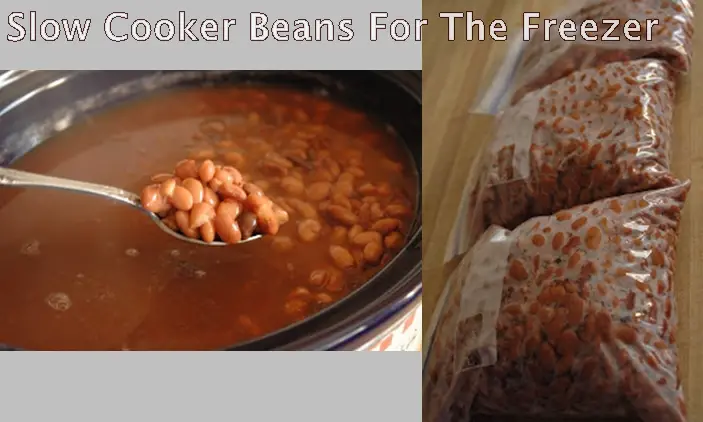 Slow Cooker Beans For The Freezer