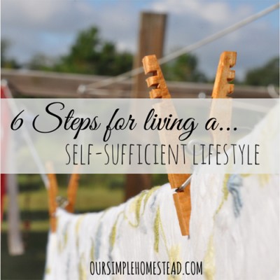 6 Steps for Starting a Self Sufficient Lifestyle