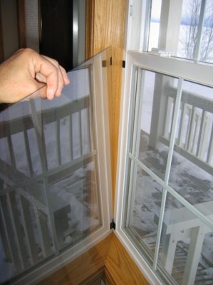 Plexiglass Interior Storm Window For Sealing Old Windows Tutorial