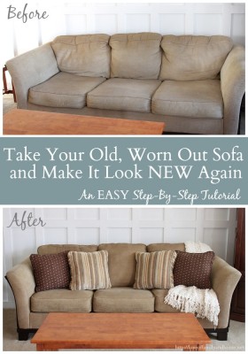 How To Give An Old Worn Out Sofa A Second Chance At Glory