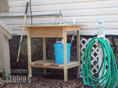 How To Build An Outdoor Sink Connected, How To Connect Outdoor Sink Garden Hose