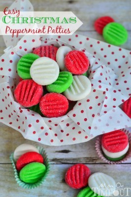Easy Christmas Peppermint Patties By momontimeout.com