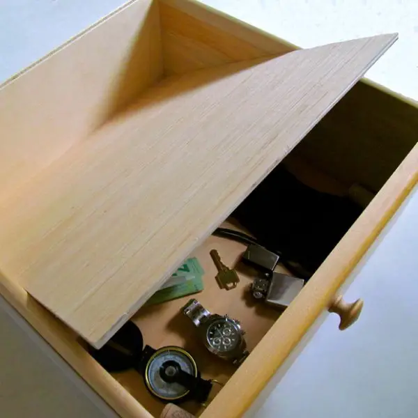 Build a False Bottom Secret Compartment Drawer