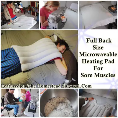 Full Back Size Microwavable Heating Pad For Sore Muscles