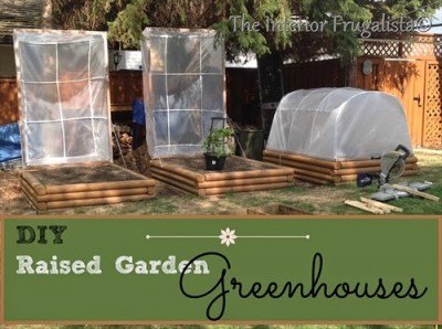 Flip Top Greenhouse Covers for Raised Garden Beds 