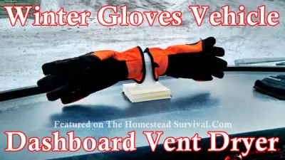 Winter Gloves Vehicle Dashboard Vent Dryer