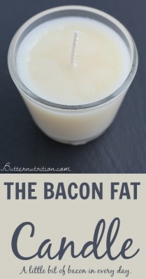 How To Make A Bacon Fat Candle