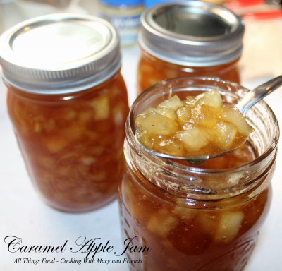 Delicious Caramel Apple Jam Canning Process