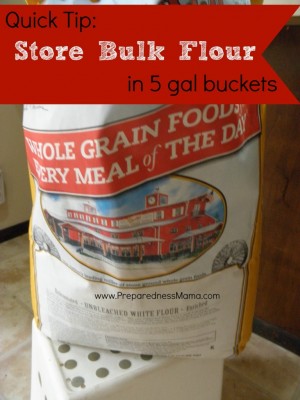 How To Store 50 Pounds of Flour In 5 Gallon Buckets