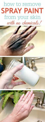 How To Remove Spray Paint From Your Skin Without Chemicals