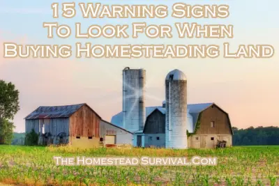 15 Warning Signs To Look For When Buying Homesteading Land
