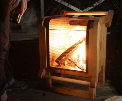 Build a Wood Metal Bucket Portable Fire Pit 