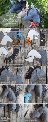 How To Make a Plush Stick Horse Toy