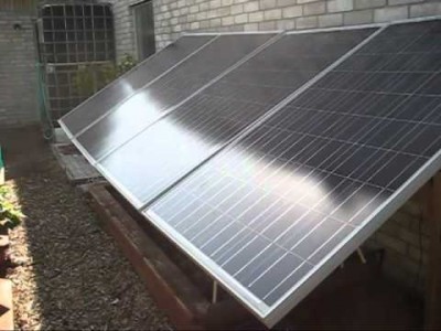 Build Your Own Solar Panel System To Run The Whole House