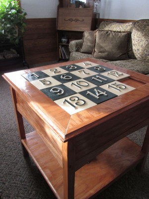 Fantastic Table With Two Secret Locking Compartments That You Can Build