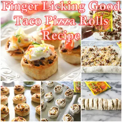 Finger Licking Good Taco Pizza Rolls Recipe