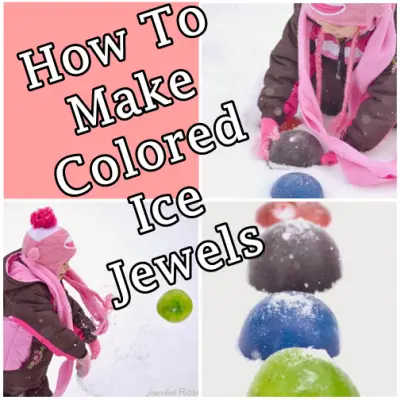 How To Make Colored Ice Jewels