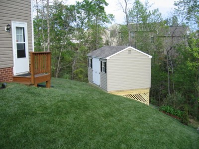 How To Put A Shed On A Slope