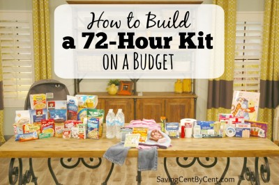 How to Build a 72 Hour Kit on a Budget