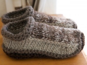 Knitting Your Own Sensational Stylish Slippers - The Homestead Survival