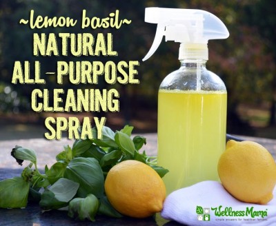 Lemon Basil Natural All Purpose Cleaning Spray