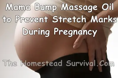 Mama Bump Massage Oil to Prevent Stretch Marks During Pregnancy
