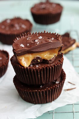 Salted Caramel Chocolate Candy Cups Recipe