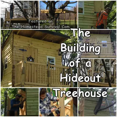 The Building of a Hideout Treehouse