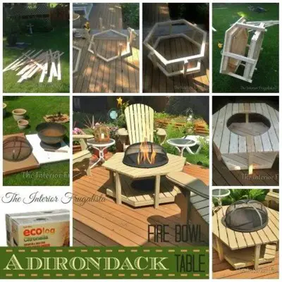 How To Build a Adirondack Fire Bowl Table