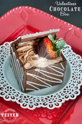 Valentines Chocolate Candy Bar Box