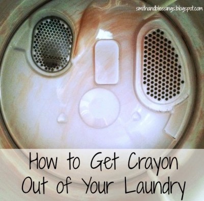How To Get Crayon Out Of Your Laundry
