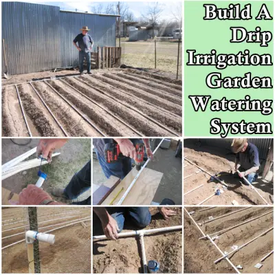 Build A Drip Irrigation Garden Watering System