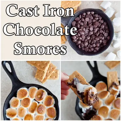 Cast Iron Chocolate Smores