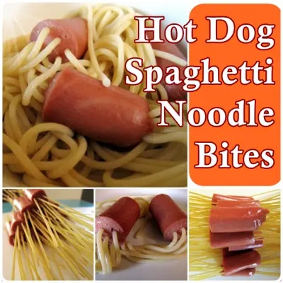Hot Dog Spaghetti Noodle Bites