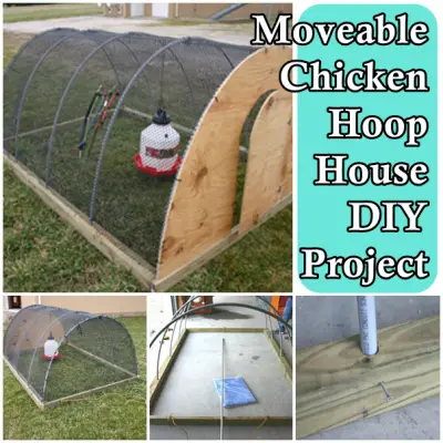 Moveable Chicken Hoop House Tractor