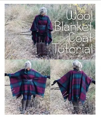 How To Make a Wool Blanket Coat Tutorial
