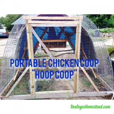 Moveable Chicken Hoop House Tractor