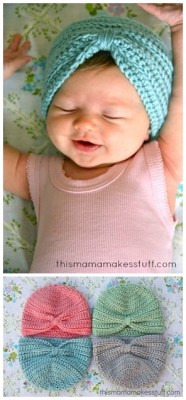 Adorable Baby Turban Crochet Pattern