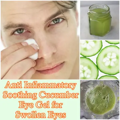 Anti Inflammatory Soothing Cucumber Eye Gel for Swollen Eyes
