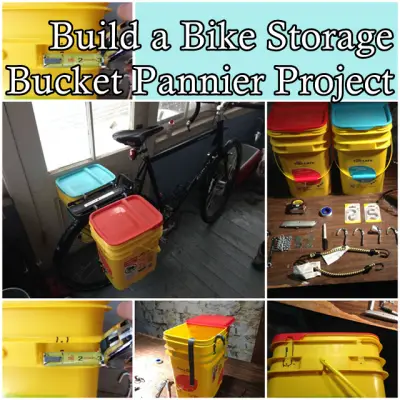 Build a Bike Storage Bucket Pannier Project