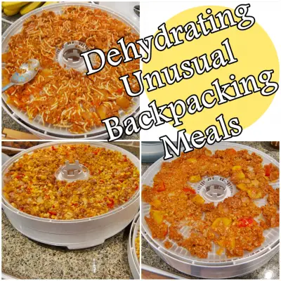 Dehydrating Unusual Backpacking Meals