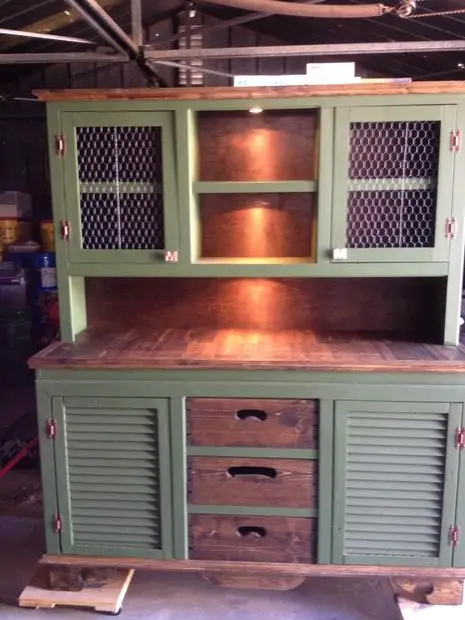 Build a Country China Cabinet from Used Furniture