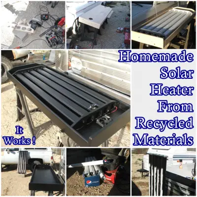 Homemade Solar Heater From Recycled Materials Off Grid Project