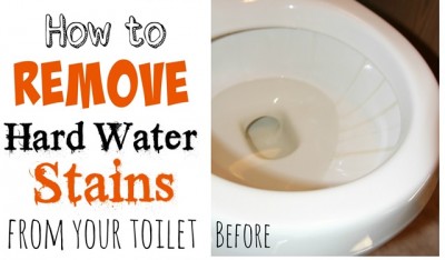 Remove Hard Water Stains From Your Toilet