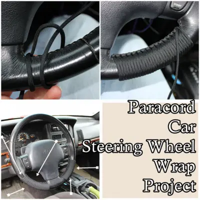 Paracord Car Steering Wheel Wrap Project