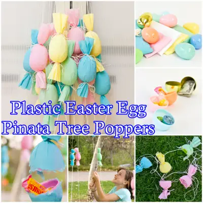 Plastic Easter Egg Pinata Tree Poppers